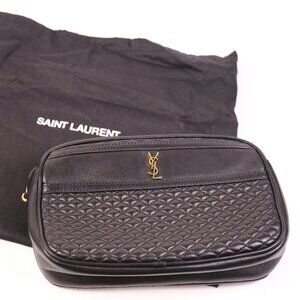 YSL Victorie Quilted Leather Camera Bag